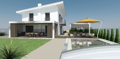 Prístrešky a pozemkové úpravy pri rodinnom dome